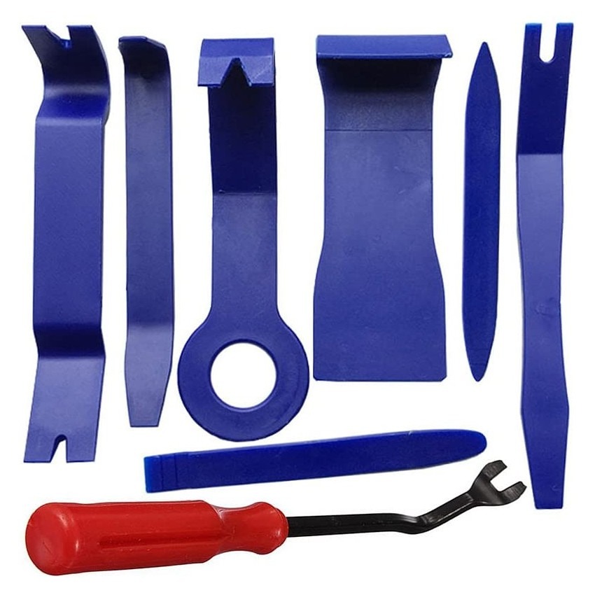 8pcs Panel Removal Tool Kit Auto Car Stereo Radio Pry Tools Door Clip ...