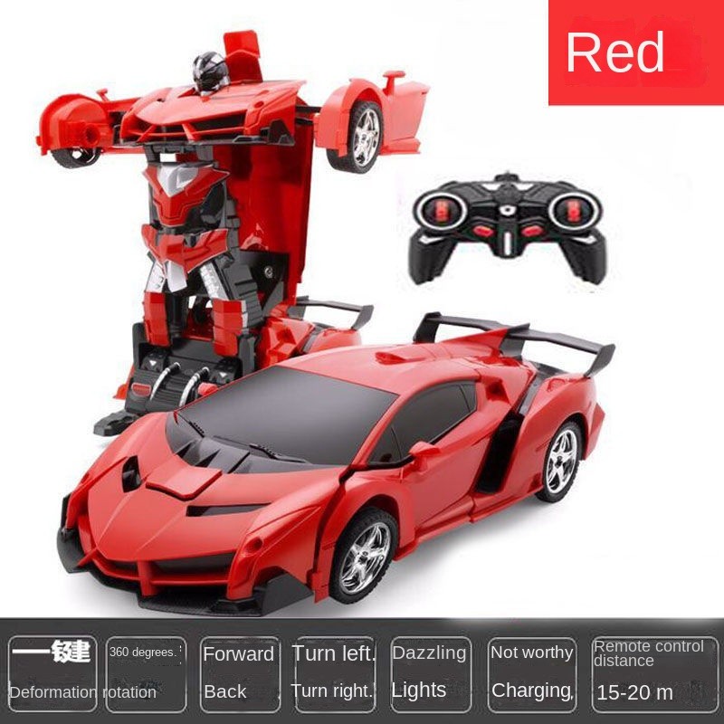 Remote Control Transforming Car One-Button Transforming Car King Kong ...