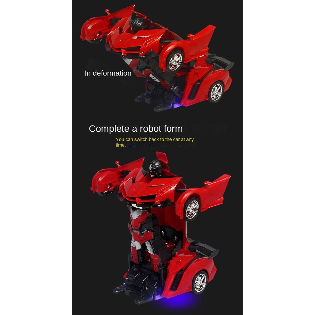 Remote Control Transforming Car One-Button Transforming Car King Kong ...
