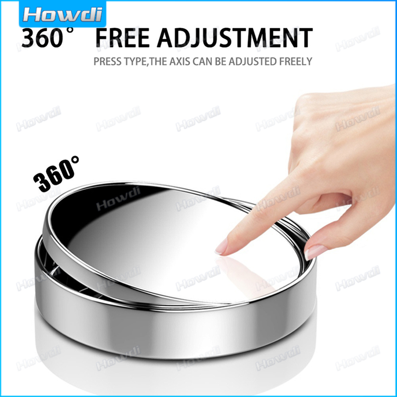 4Pcs Car Blind Spot Mirrors HD Glass Wide Angle Round Rear View Safety Mirrors:Automobiles & Motorcycles