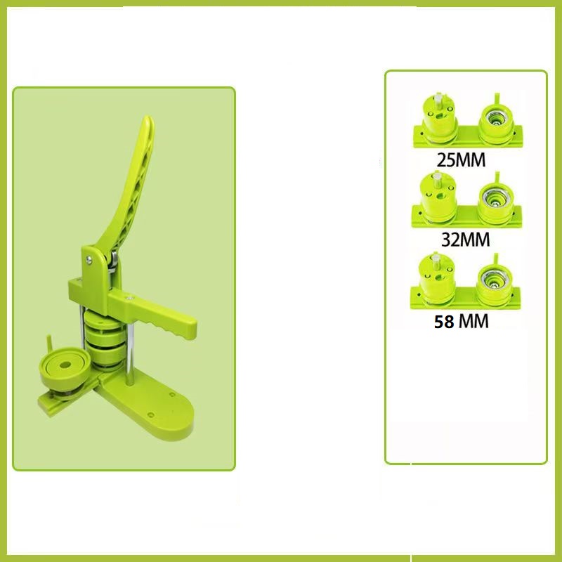 Button badge machine with 3 sizes mould 25mm 32mm 58mm mould button ...