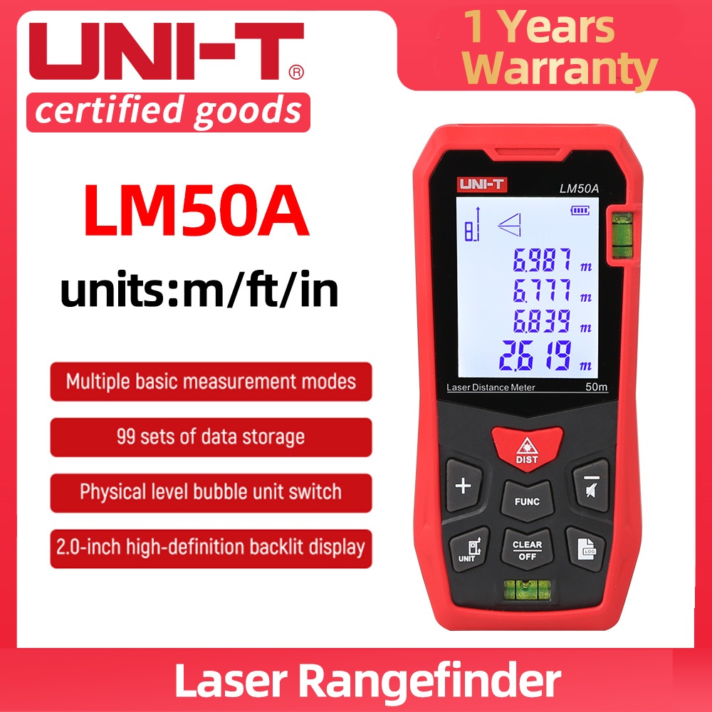 One Year Warrantyuni T Laser Rangefinder Lm A Lm A Lm A Lm A