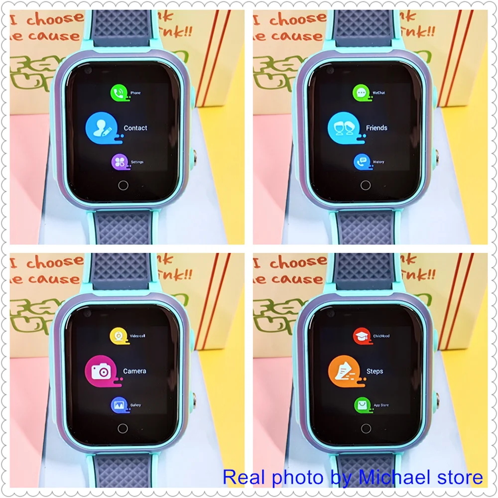 2024 Top 4G Smart Watch Kids GPS WIFI Video Call SOS IP67 Waterproof ...