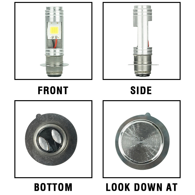 Motorcycle Headlight LED Select 1/2 White LED Headlights Motorcycle