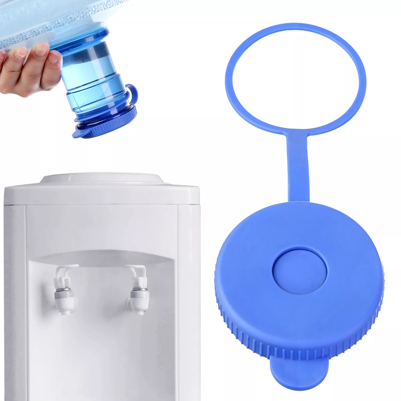 1 Pcs 5 Gallon Water Bottle Reusable Cap Non-Spill Water Bottle Caps ...