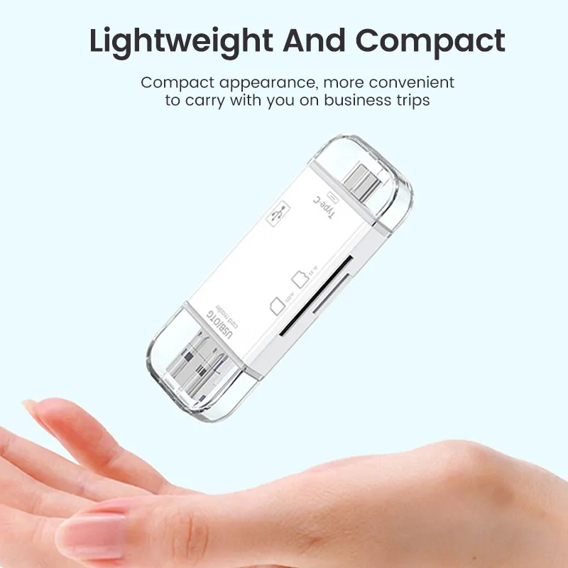 Suitable For Pc And Laptop In Type C Mini Usb Portable Sd Card Reader High Speed