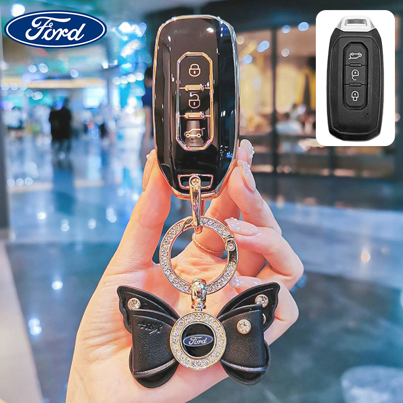 Ford car smart key box cover Suitable For Ford Territory TPU car bow ...