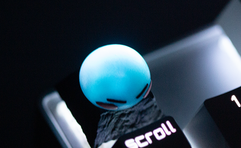 -LW- Slime Resin Keycaps Customized Mechanical Keyboard Personalized ...