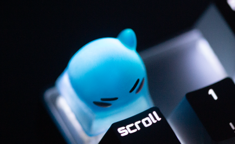-LW- Slime Resin Keycaps Customized Mechanical Keyboard Personalized ...