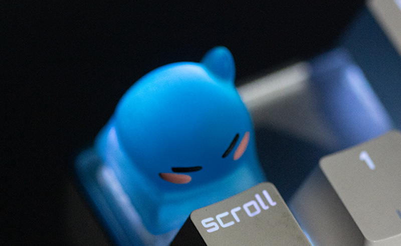 -LW- Slime Resin Keycaps Customized Mechanical Keyboard Personalized ...