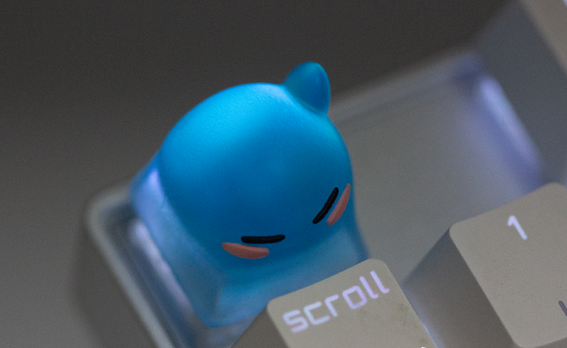-LW- Slime Resin Keycaps Customized Mechanical Keyboard Personalized ...