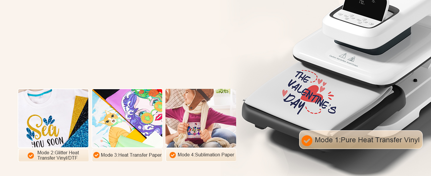 Benazcap 15x15 Auto Heat Press Machine – Automatic Release, Rapid Heating, For T-Shirts, HTV, Sublimation Projects