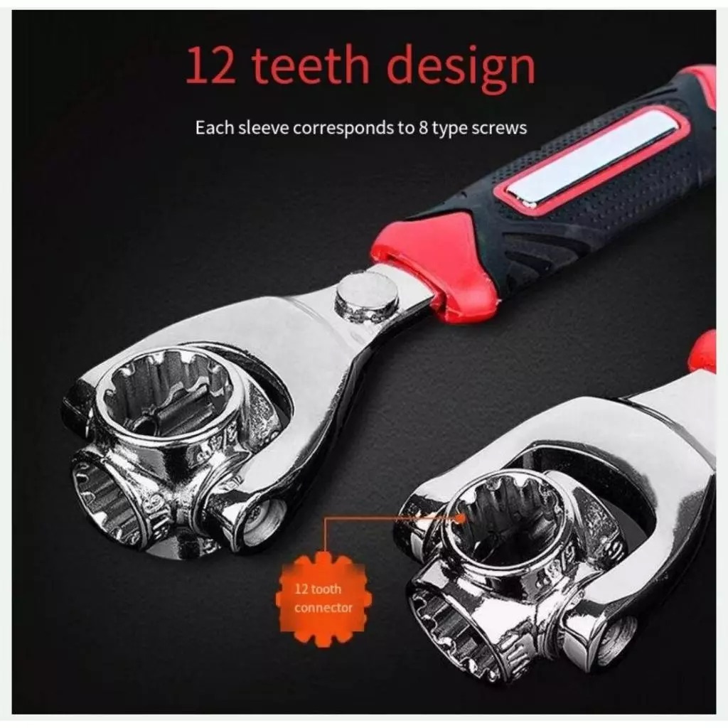 Tiger Wrench Tool with 360 Degree Rotating Head | Spanner Tool for Home ...