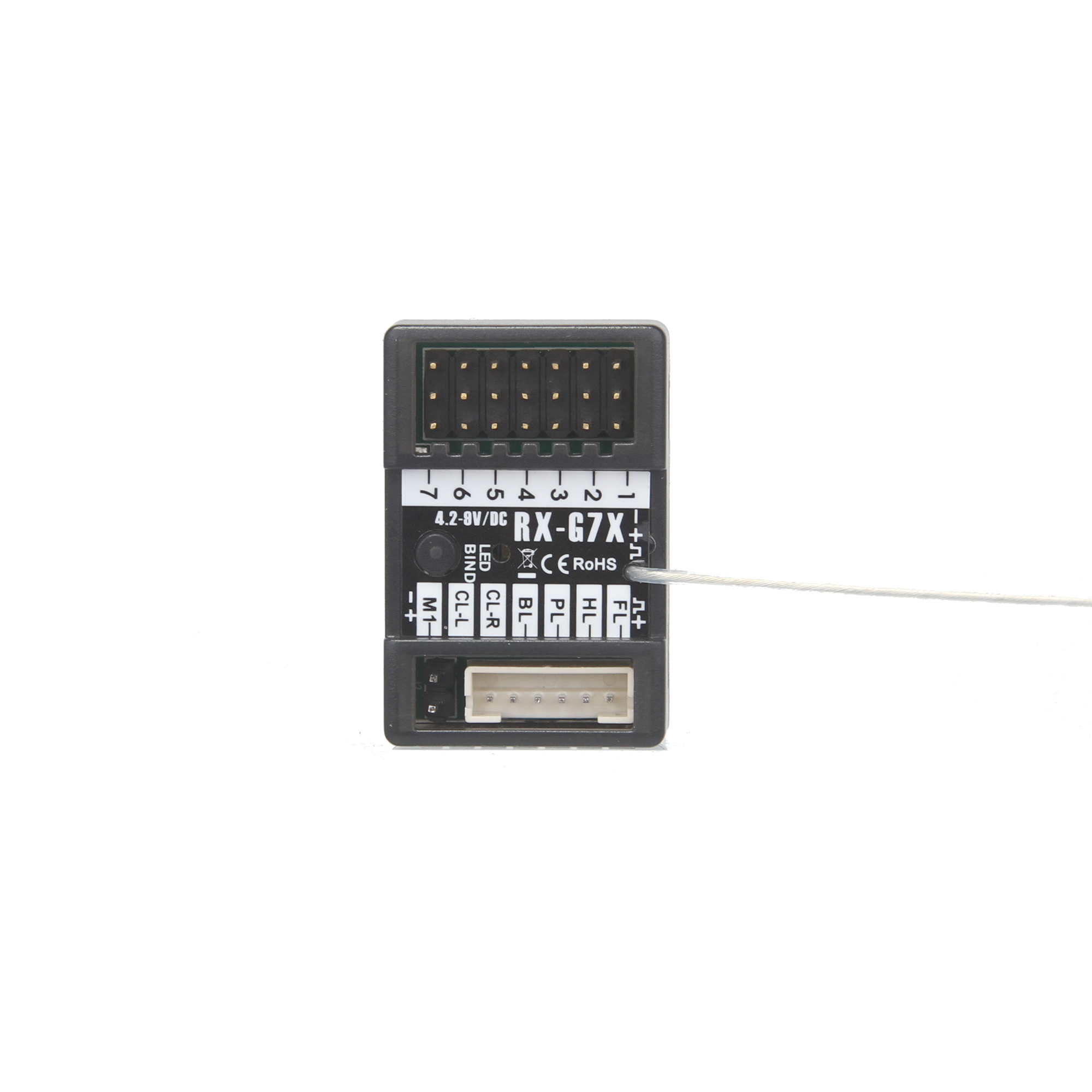 NEEBRC 2.4GHZ 7CH Transmitter Remote Control Radio System 7CH Receiver ...
