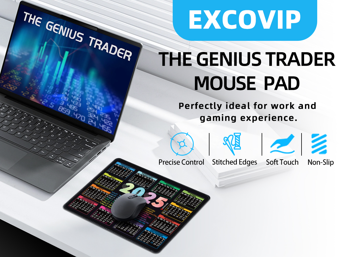 English Stock Market Mouse Pad Small Size Soft Comfortable Seaming ...
