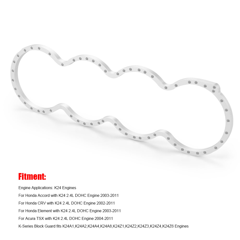 Car Aluminum Engine Block Guard For Honda Accord CRV Acura TSX K24 ...