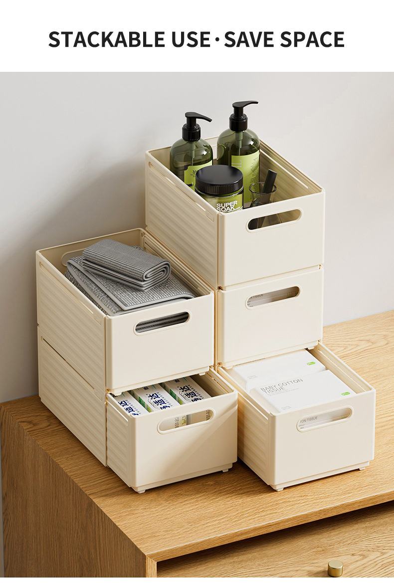 Geleby Retractable Extended Storage Box Plastic Drawer Clothing Cabinet ...