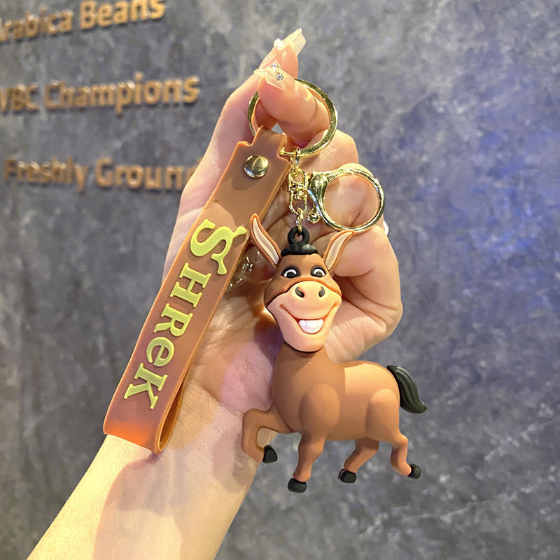 New Monster Shrek Keychain Cartoon Character Doll Pendant Keychain Gift ...