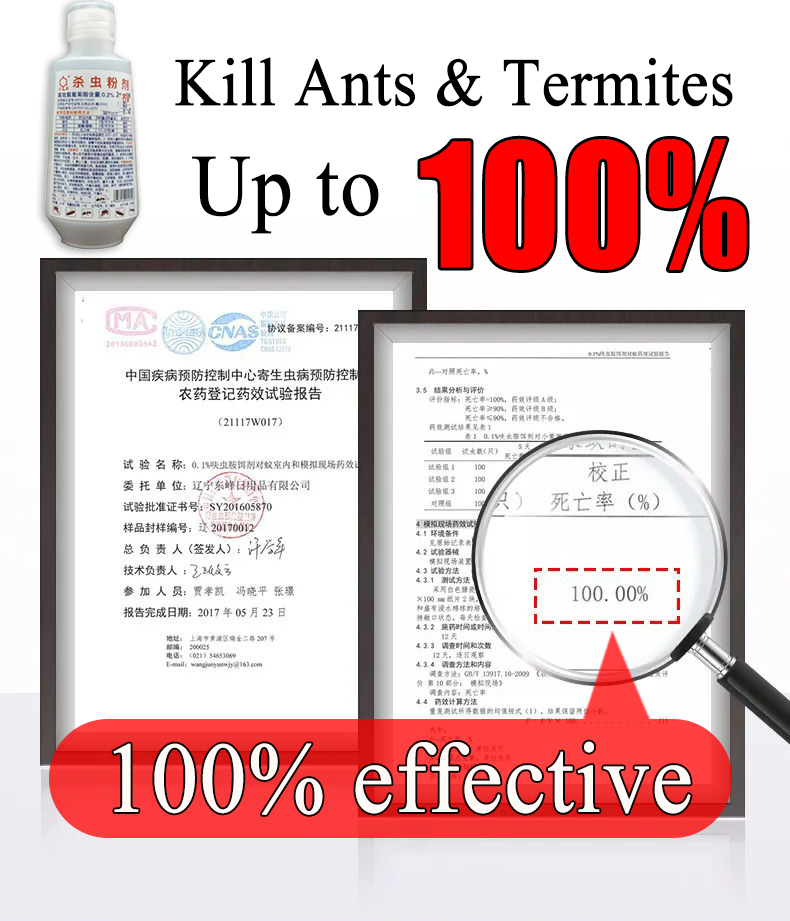 Killer Termite Powder Insecticide Powder Destroy the Whole Colony of ...