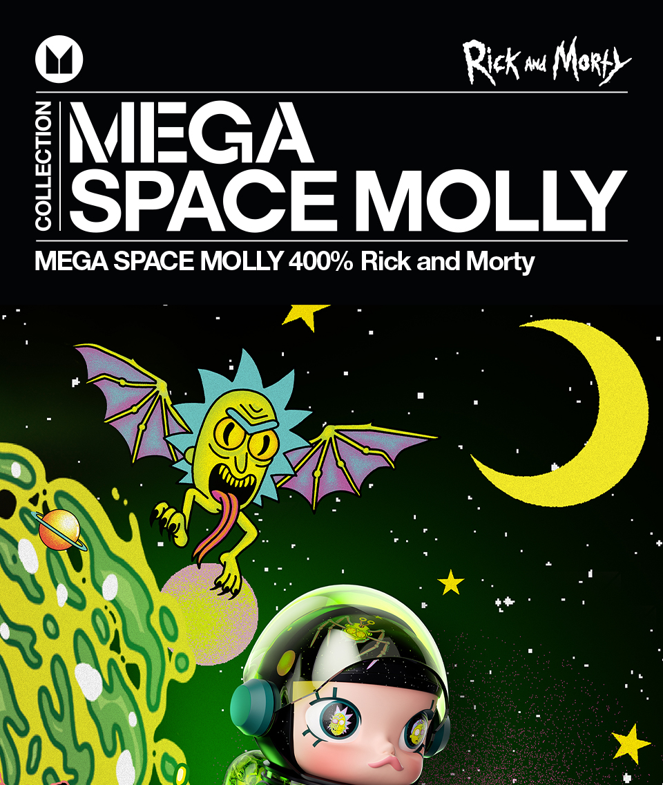 POP MART MEGA SPACE MOLLY 400% Rick and Morty | Shopee