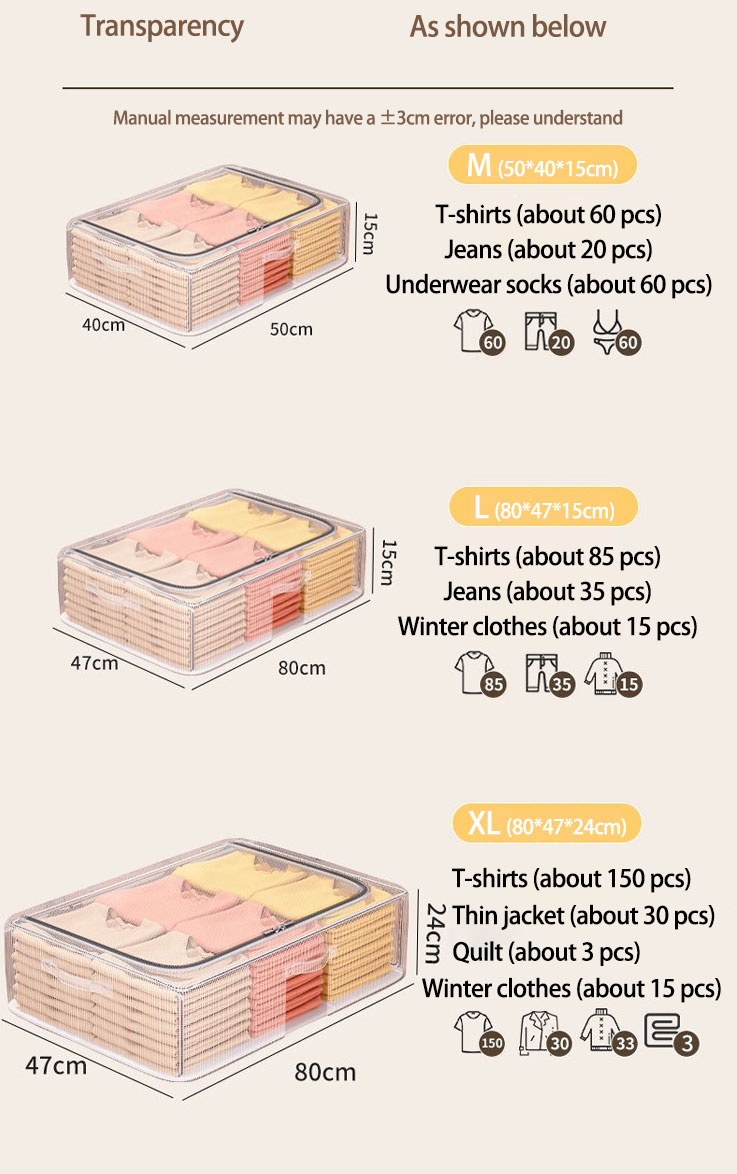 【FM-95】Slit storage box Underbed storage bag COD Tidy up the room, put ...