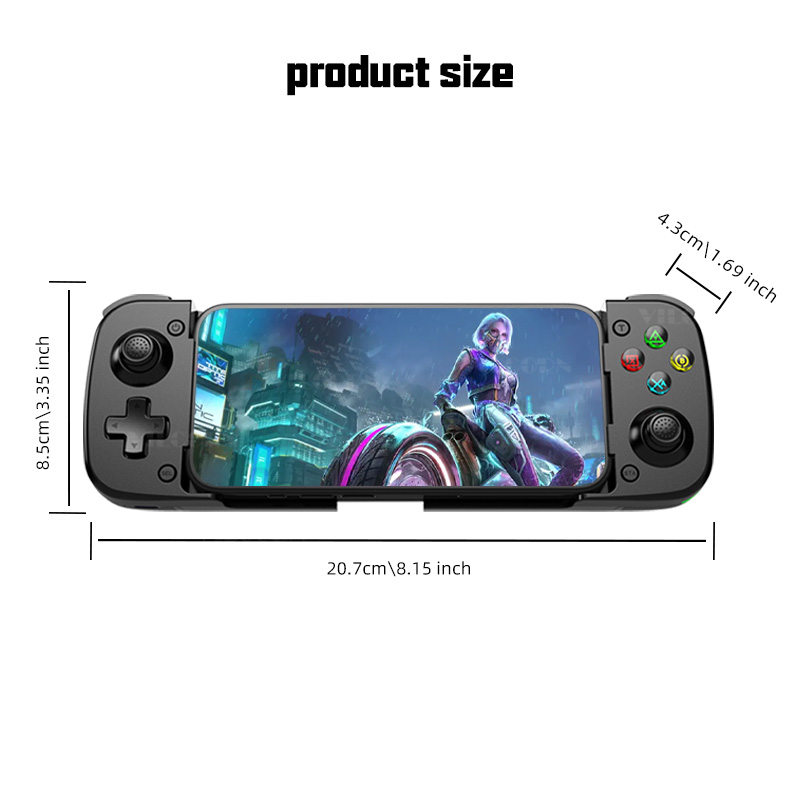 VILCORN D3s BT Game Stretching Controller Wireless Gamestick with 3D ...