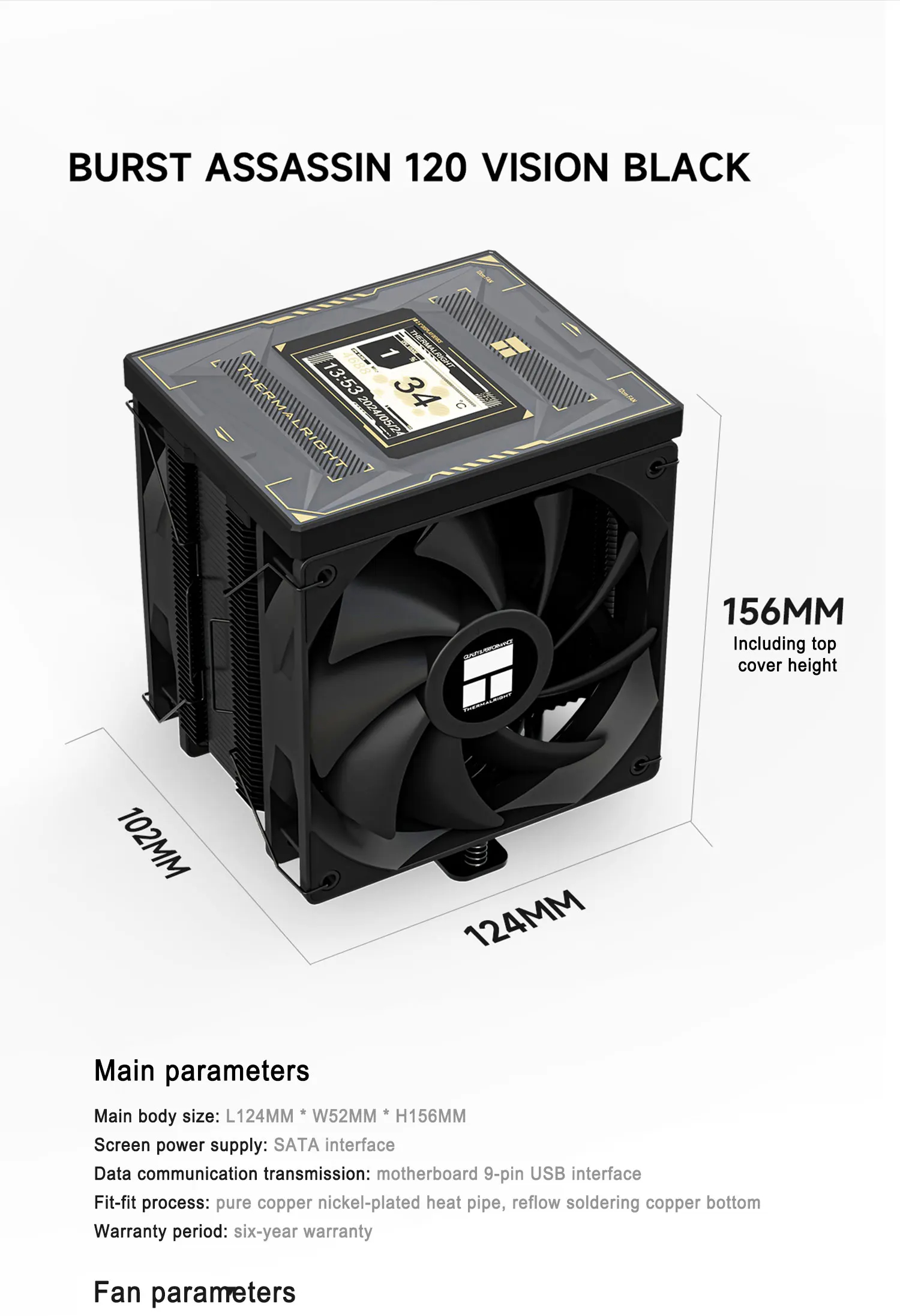 Thermalright Vision Thermal Paste Thermalright Burst Assassin 120