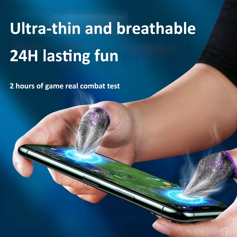 ZWWOGE 40 Dita Per Gaming Touch Screen – Traspiranti E Anti-sudore, Alta Sensibilità, Per Smartphone E Tablet