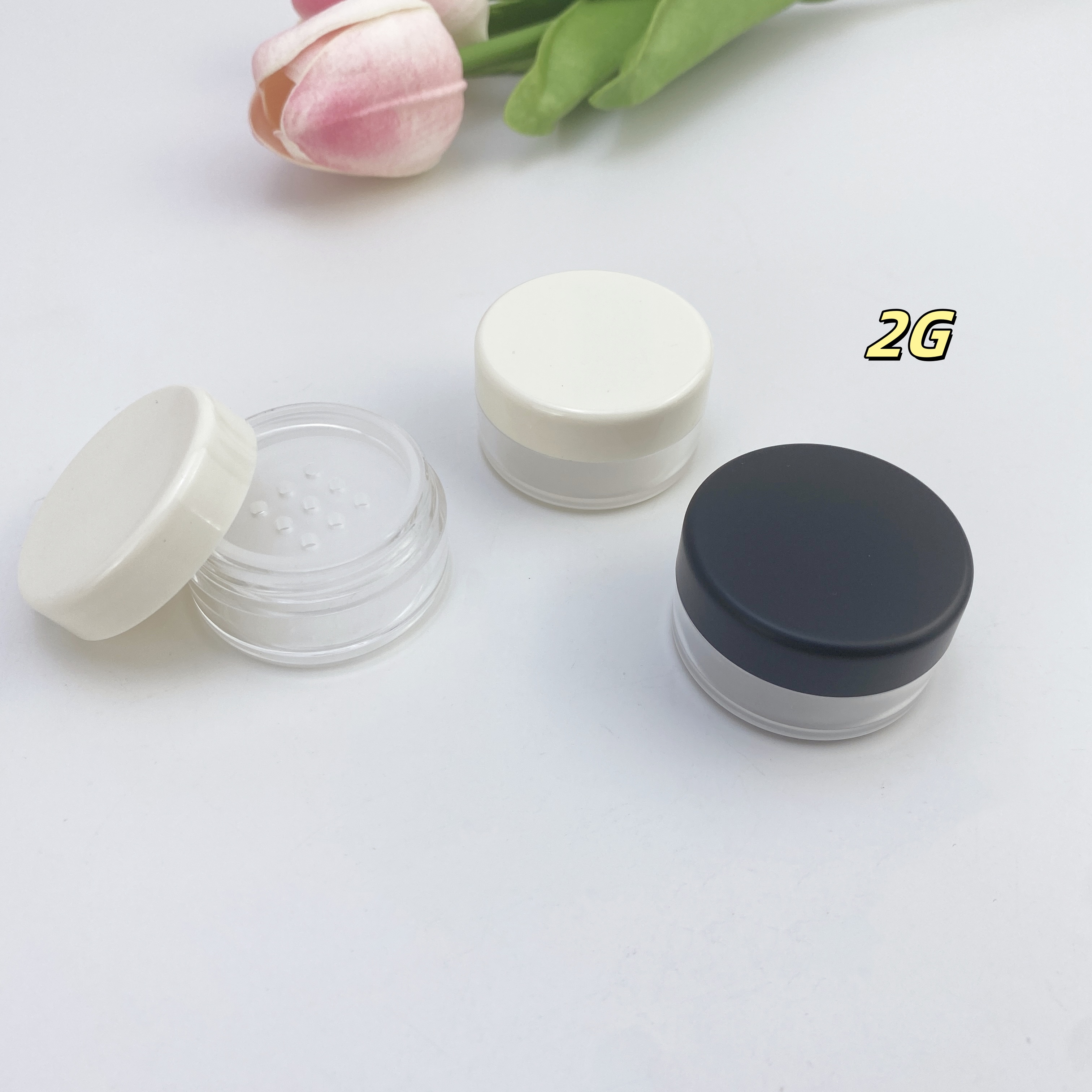 2g/5g Portable Grid Loose Powder Packing Box Loose Powder Setting ...