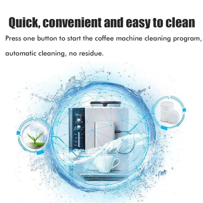 8pcs/Box Coffee Machine Cleaner Tablets/Espresso Machine Cleaning ...