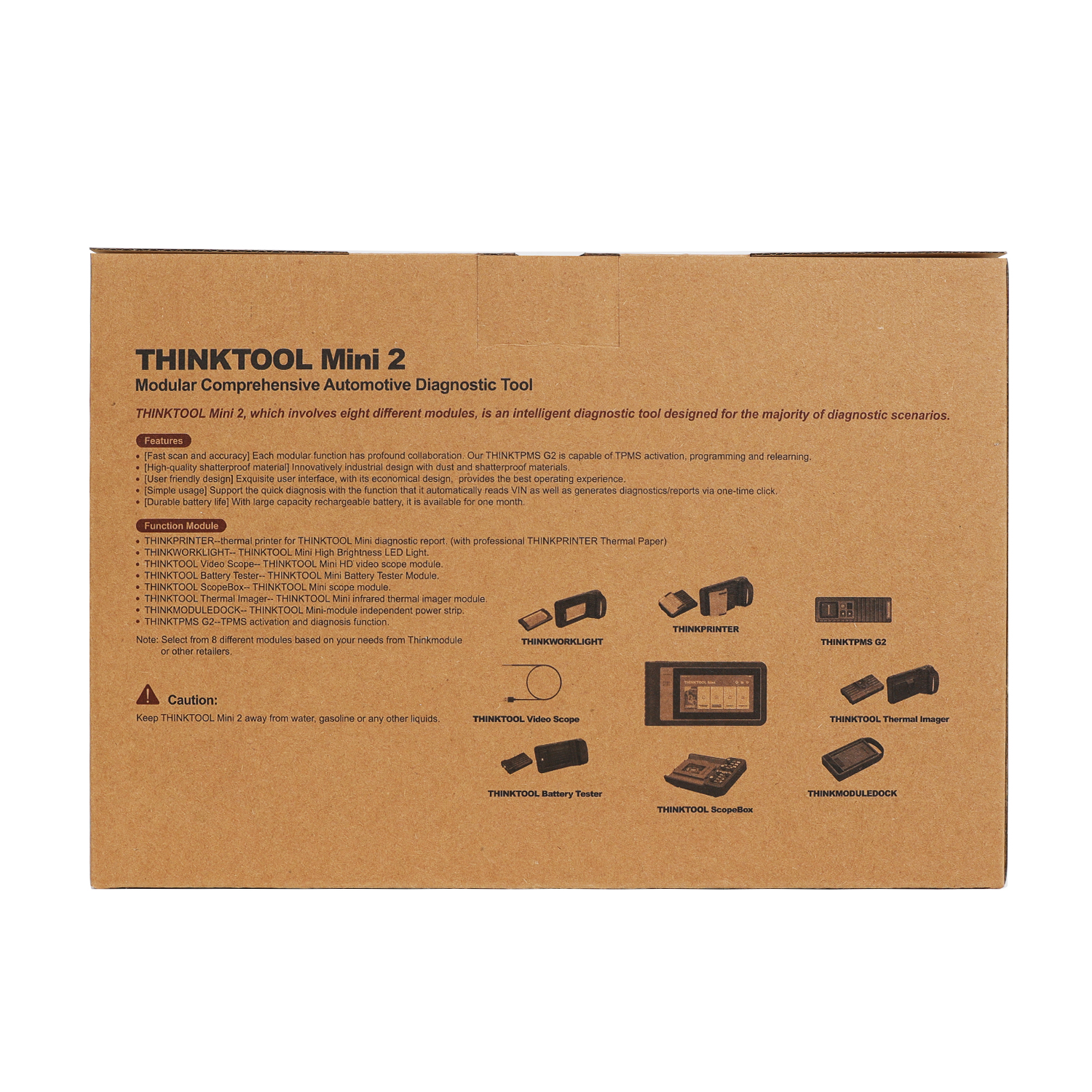 THINKCAR Thinktool Mini 2 Obd2 Automotive Scanner Oe-Level Full System ...