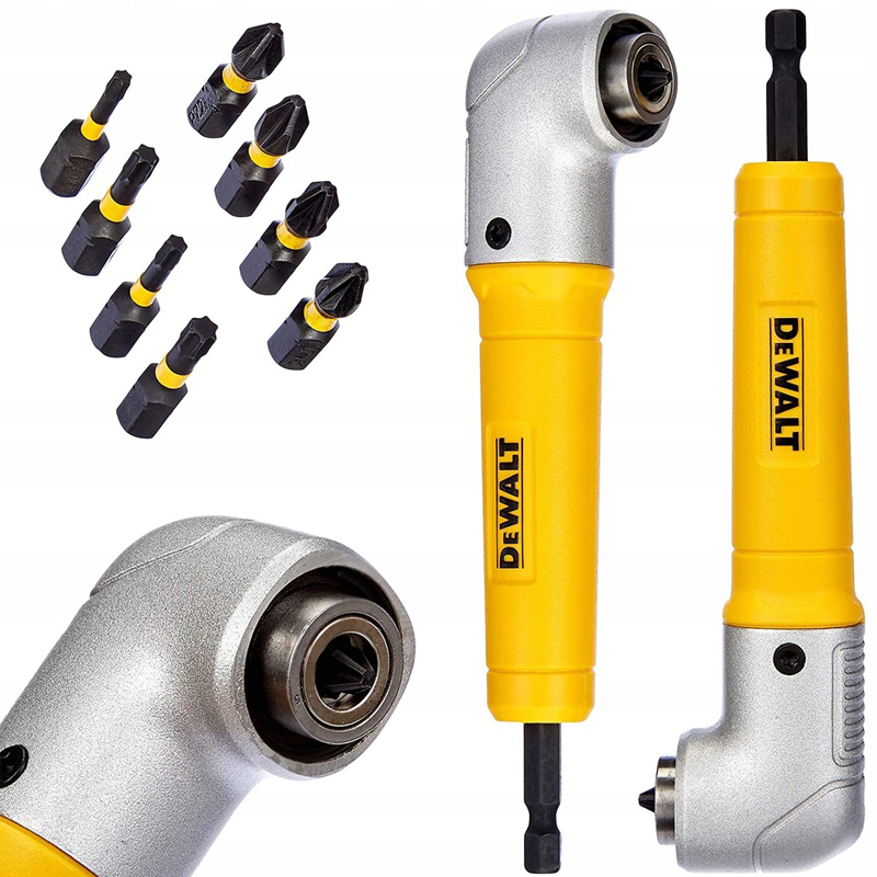 Dewalt DT71517T Right Angle Torsion Drill Adapter Attachment 1/4in Hex ...