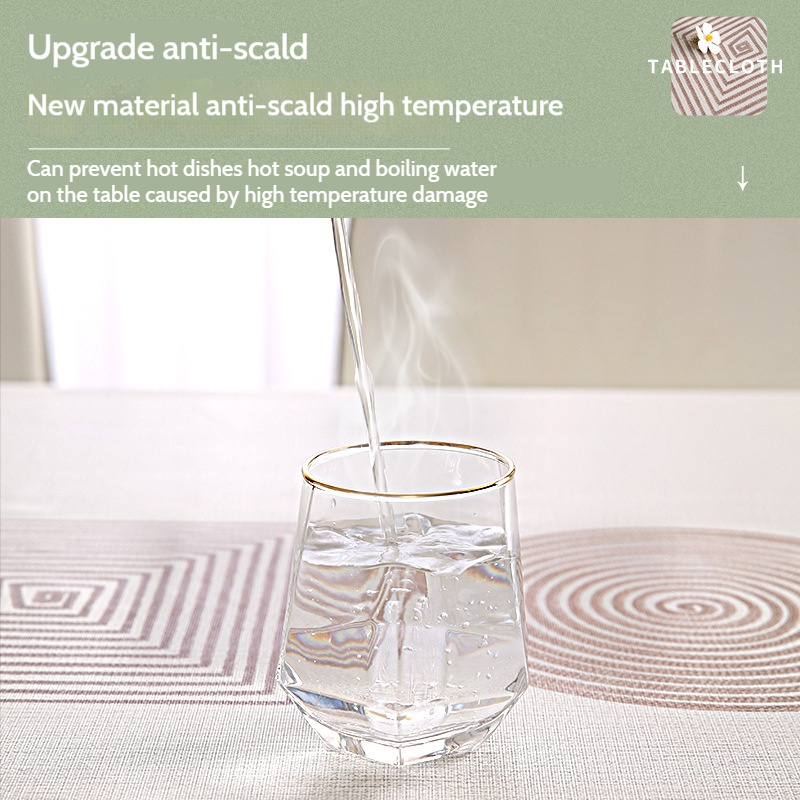 Mantle For Table Cloth Pvc Waterproof Table Cover for Dining table ...