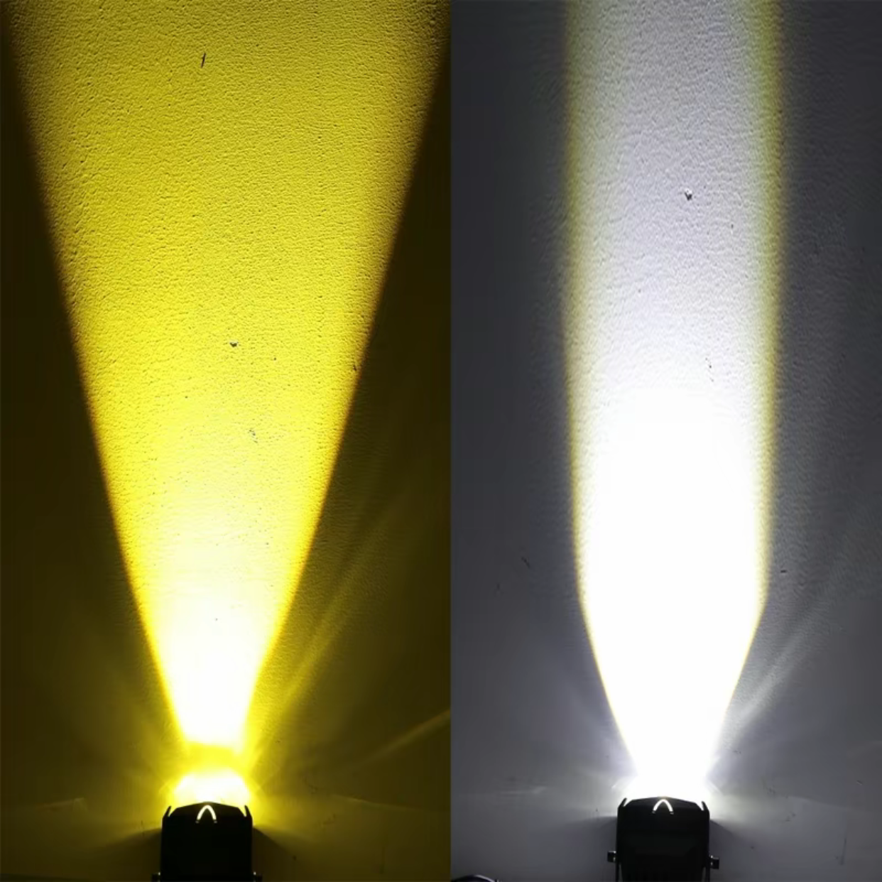 Universal 3 Inch 100W Dual Color LED Work Light Square Mini Waterproof ...