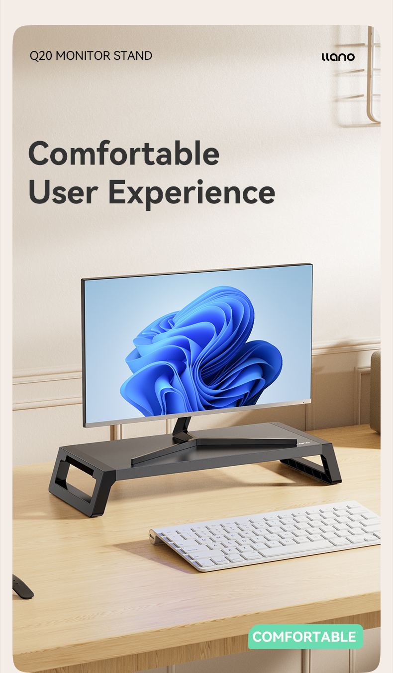 Llano Computer Monitor Stand Riser for Desk Pc Laptop Tv Desktop ...