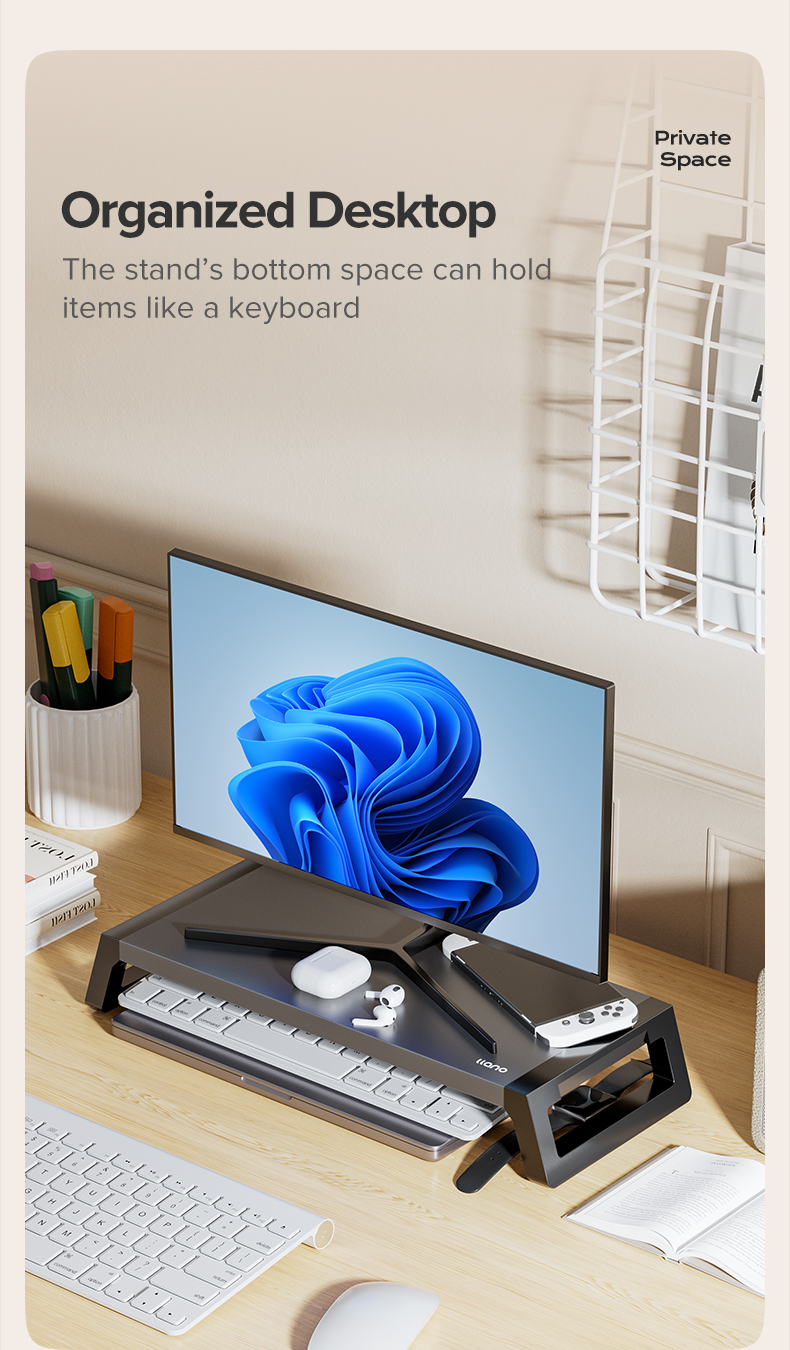 Llano Computer Monitor Stand Riser for Desk Pc Laptop Tv Desktop ...