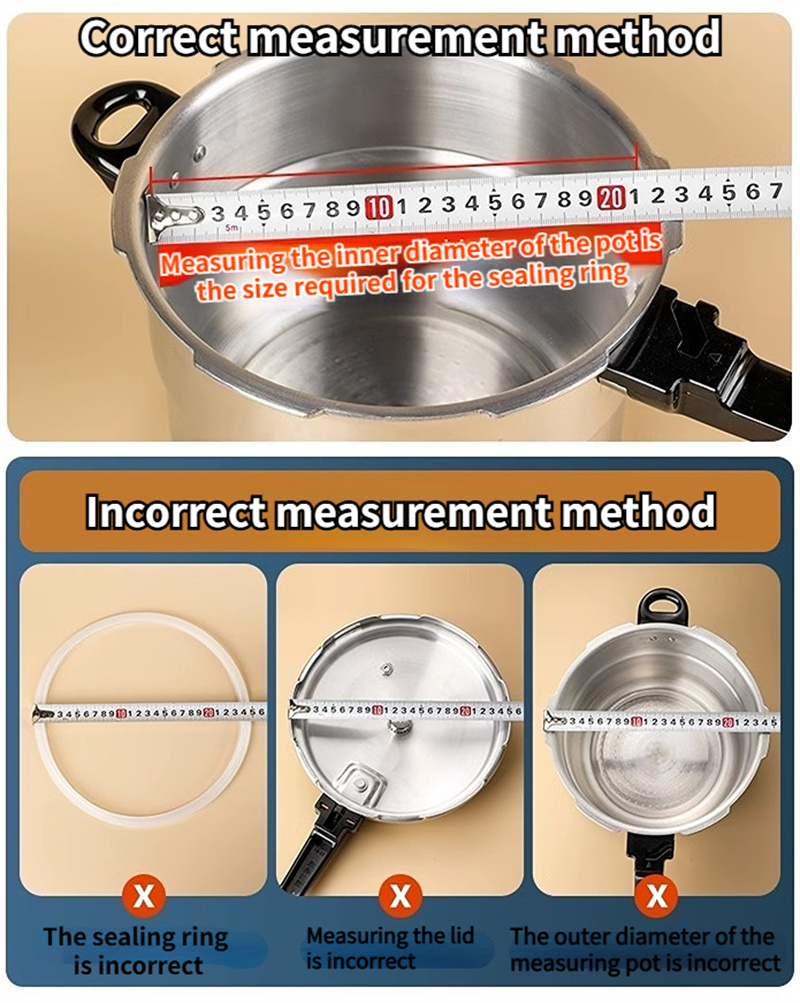 Instant Pot Pro Pressure Cooker Silicone Sealing Ring Replacement