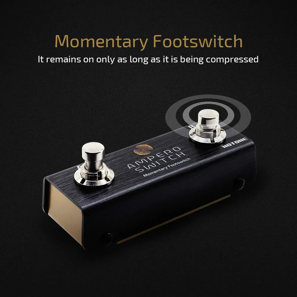 Hotone Ampero Switch 2-Way Momentary Dual Footswitch Foot Controller 1/ ...