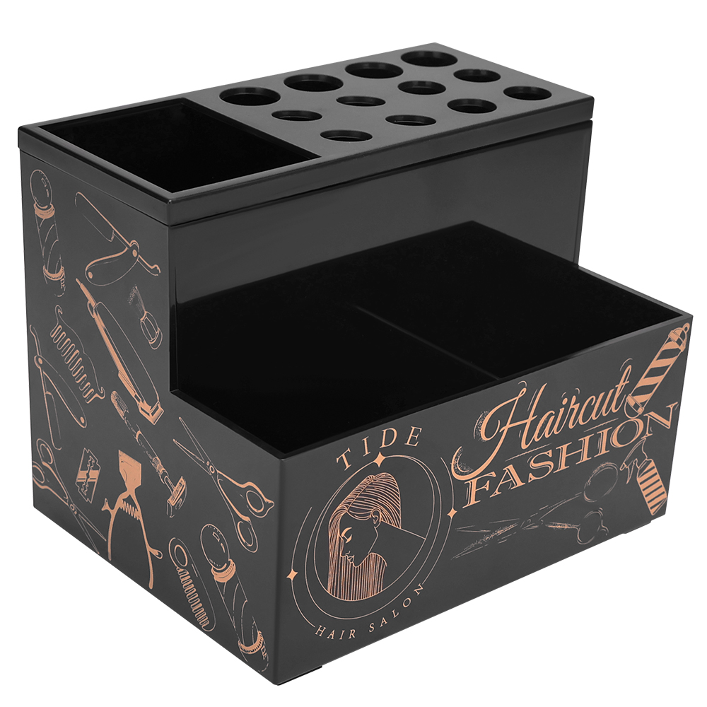 Spot#Barber Storage Box Hairdressing Scissors Socket Box Barber Shop ...