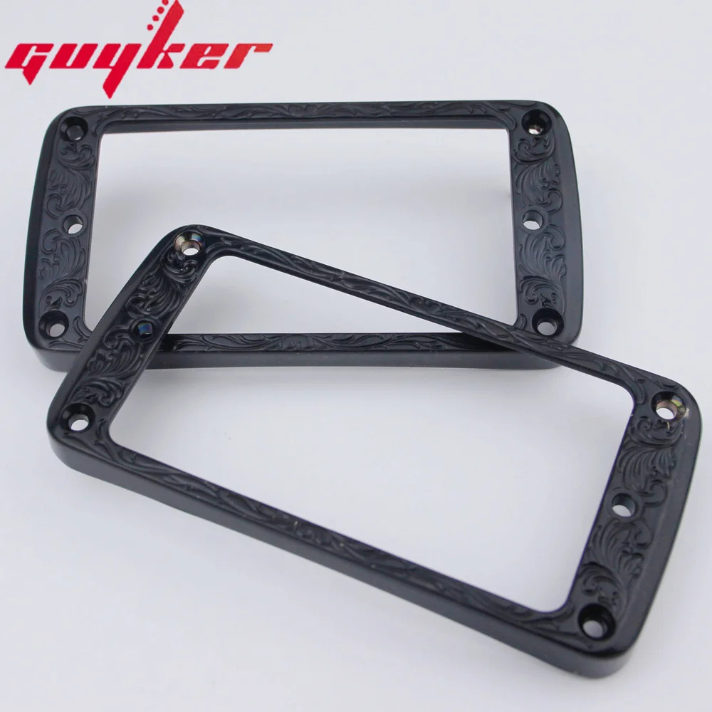 2Pcs Pickup Mounting Rings For Humbucker Metal Bridge And Neck Pickups ...