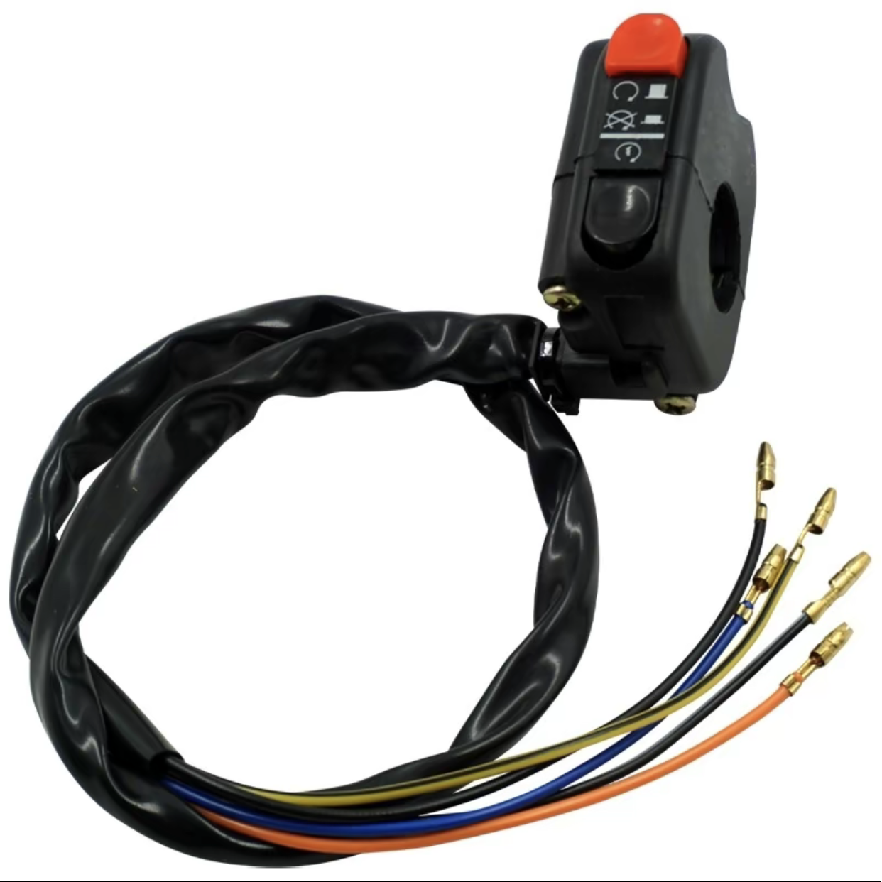 Domino switch Right+Left (universal ) Motorcycle Handlebar Mount On Off ...