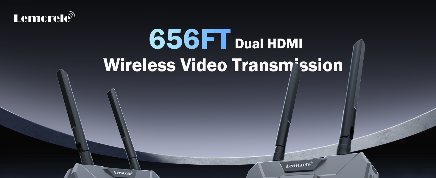 Lemorele R200 Wireless Transmission and Receiver HDMI 1TX TO 4RX ...