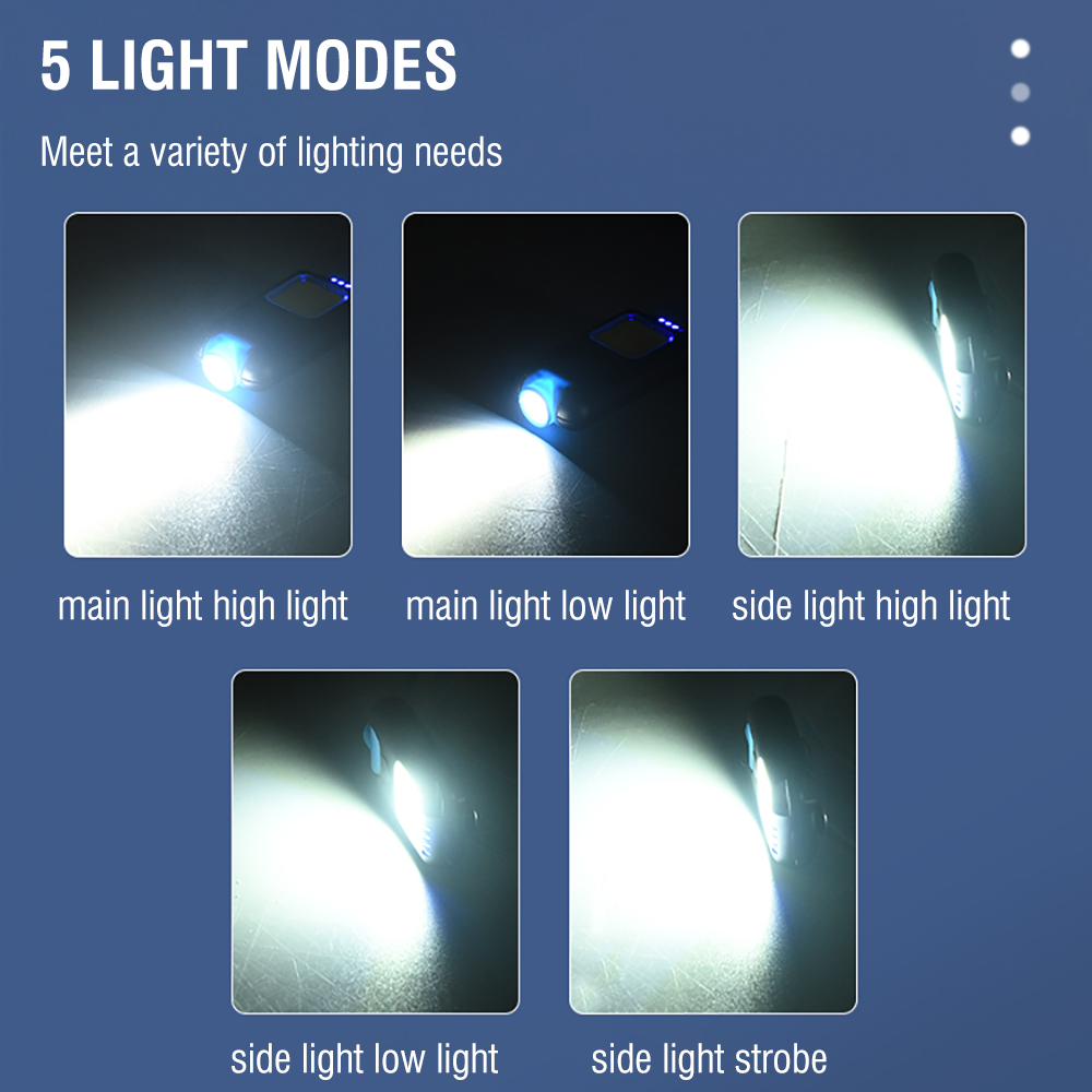 Boruit CL11 Multi-function Key Light Flashlight Rechargeable Waterproof ...