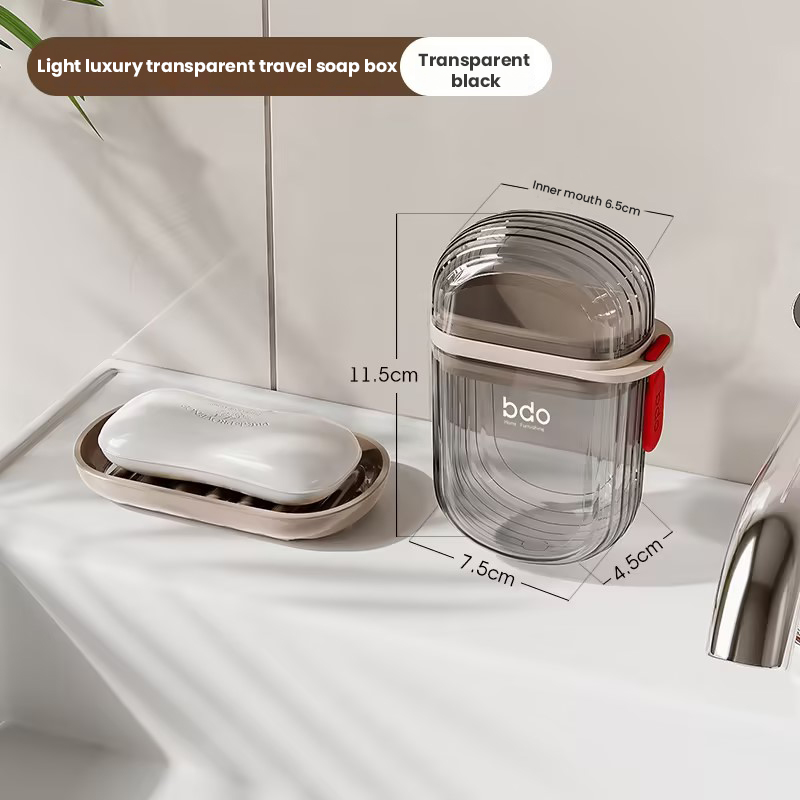 Business Trips Sealed For Draining Soap Box For Portable Organizer 