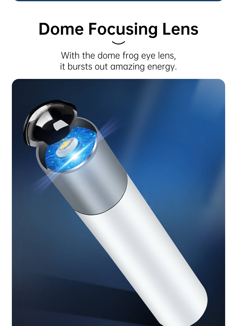 Thunlit Pocket Flashlight USB Rechargeable LED Mini Portable Flashlight ...