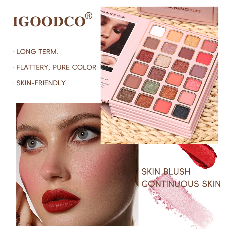 IGOODCO 78 color 5-page book eye shadow plate concealer hot makeup ...