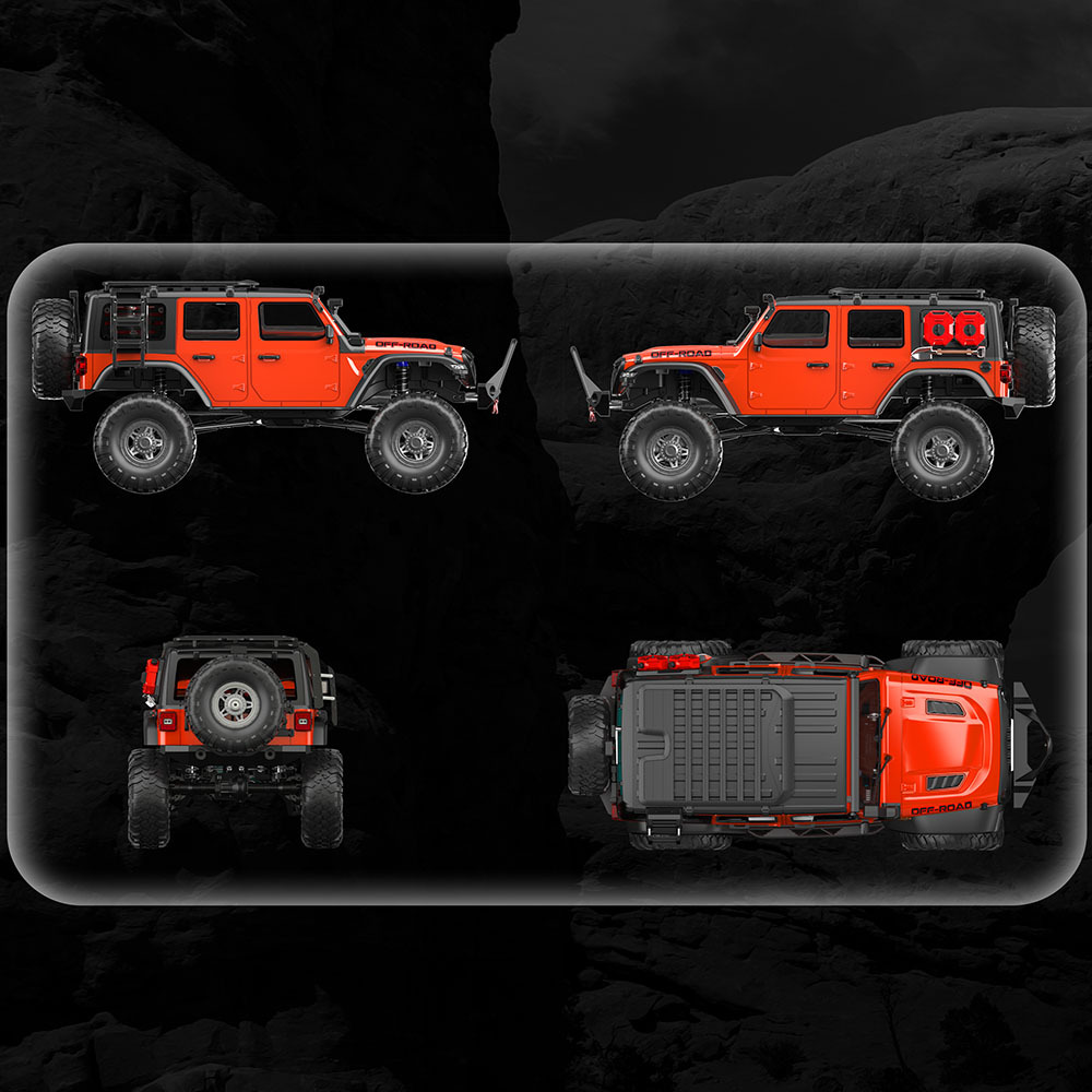 HB Toys 1/10 RC Crawler R1011-R1016 4WD Off-Road Truck 550 Motor High ...