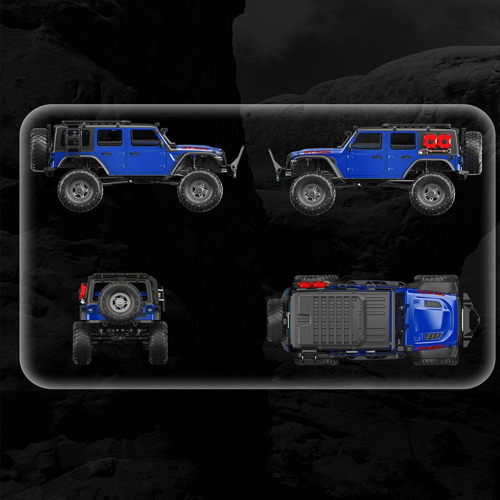 HB Toys 1/10 RC Crawler R1011-R1016 4WD Off-Road Truck 550 Motor High ...