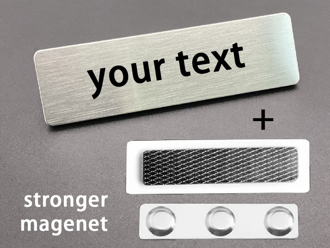 Free Customized Metal Nameplate Personalized Text Brand Logo Title ...