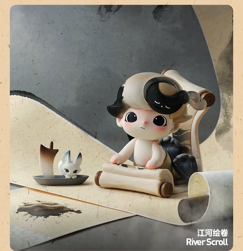 POPMART DIMOO One Light Feng Yue Series Figure Blind Box | Shopee ...